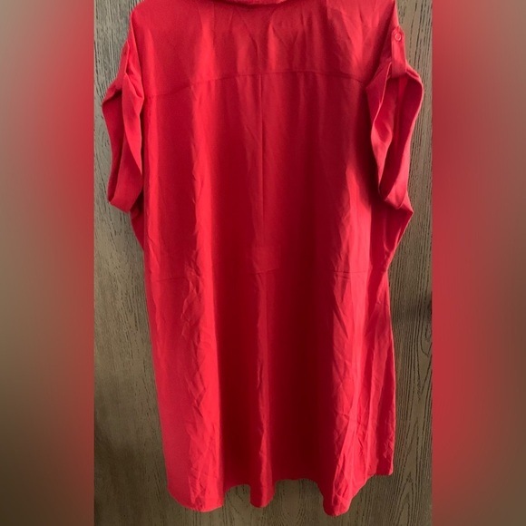 Lane Bryant Cap Sleeve Mini Summer V-Neck Dress - Picture 8 of 8